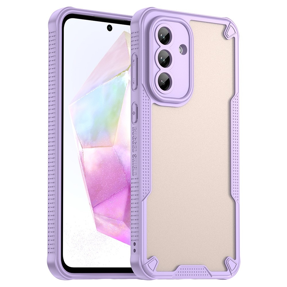 Frosted odolný kryt na Samsung Galaxy A56 5G - fialový