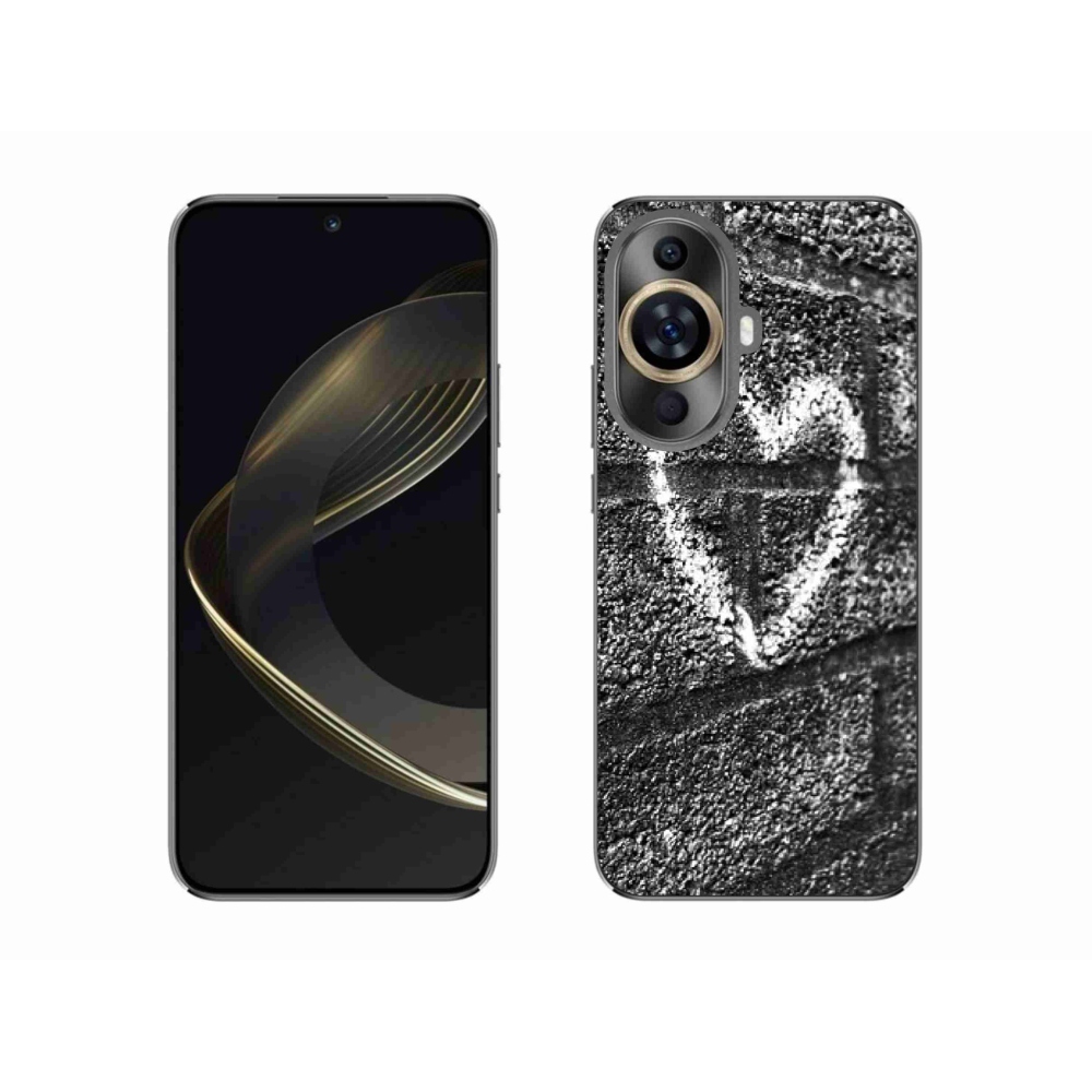 Gelový kryt mmCase na Huawei Nova 11 - srdce na zdi