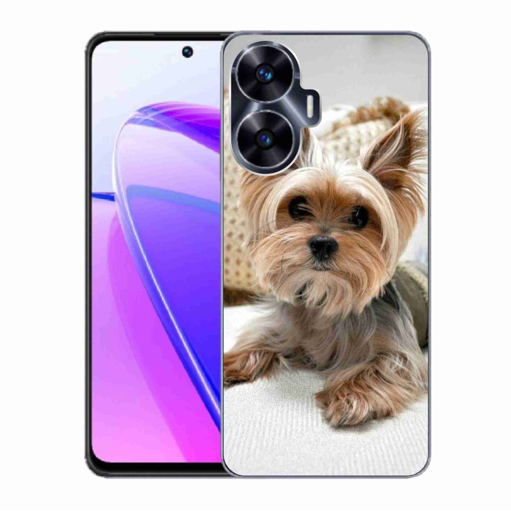 Gelový obal mmCase na Realme C55 - jorkšír 5