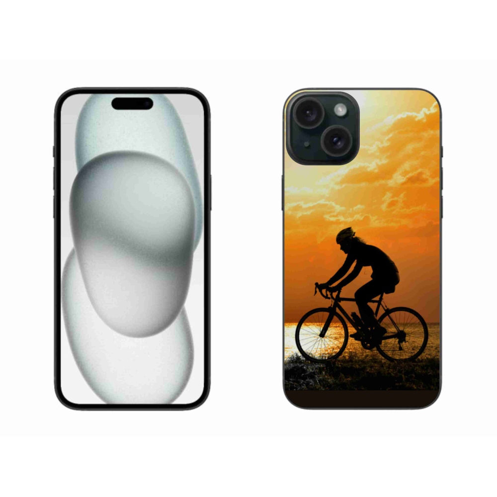 Gelový kryt mmCase na iPhone 15 Plus - cyklovýlet