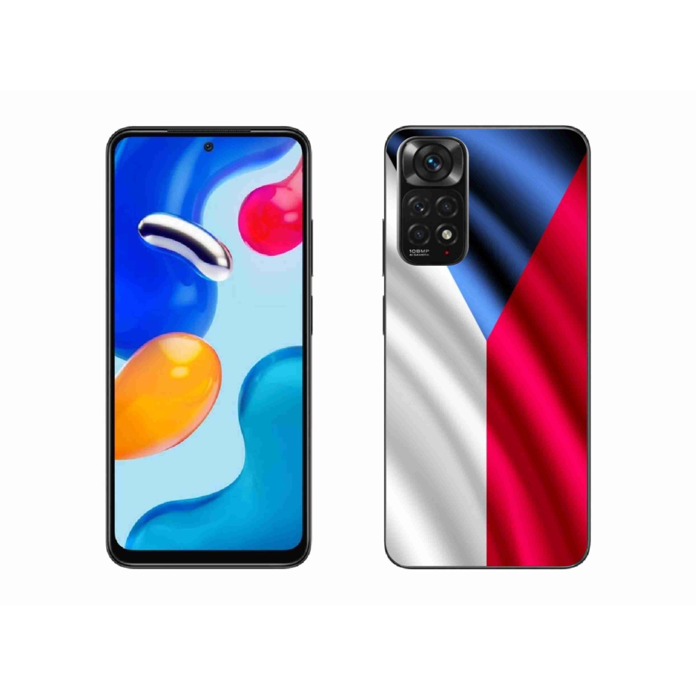 Gelový kryt mmCase na mobil Xiaomi Redmi Note 11S 4G - česká vlajka