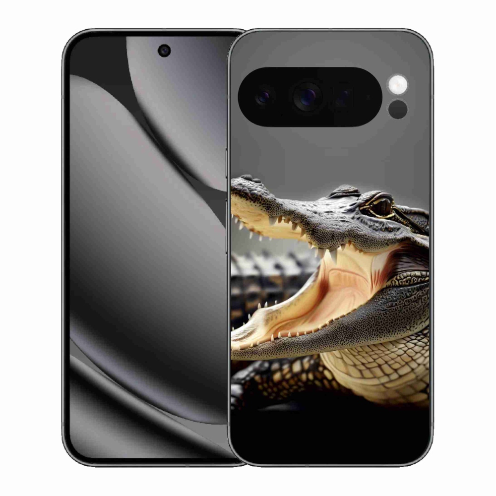 Gelový kryt mmCase na Google Pixel 10 Pro XL - krokodýl