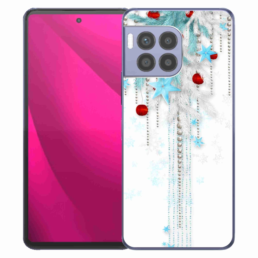Gelový kryt mmCase na T-Mobile T Phone 2 Pro - vánoční ozdoby