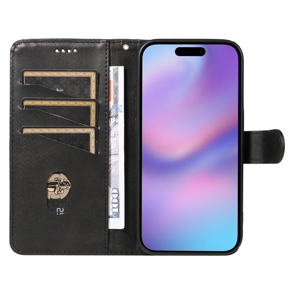 T-Shape knížkové pouzdro na iPhone 17 - černé