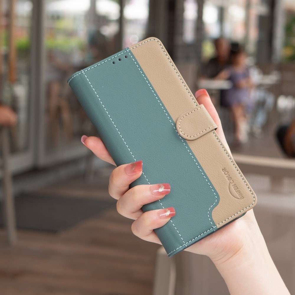 BNF DUO knížkové pouzdro na Samsung Galaxy A36 5G - zelené