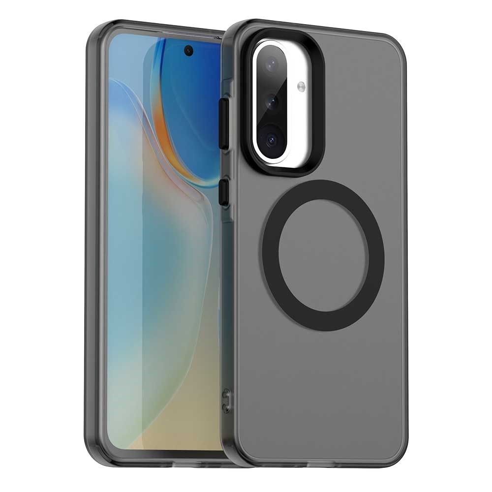 Candy gelový obal MagSafe pro Samsung Galaxy A36 5G/A56 5G - černý