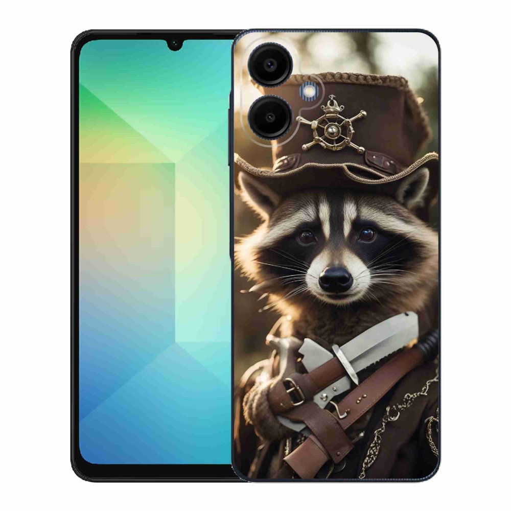 Gelový kryt mmCase na Samsung Galaxy A06 4G - mýval v uniformě