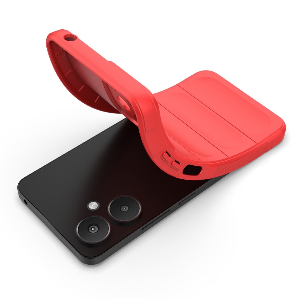 Rugg odolný gelový obal na Xiaomi Redmi 13C 5G - červený
