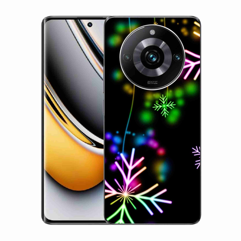Gelový kryt mmCase na Realme 11 Pro/11 Pro+ - barevné vločky