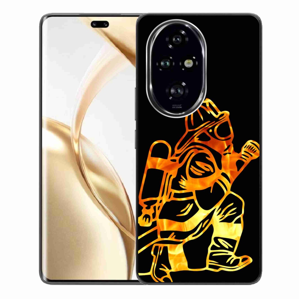 Gelový kryt mmCase na Honor 200 Pro 5G - hasič 1