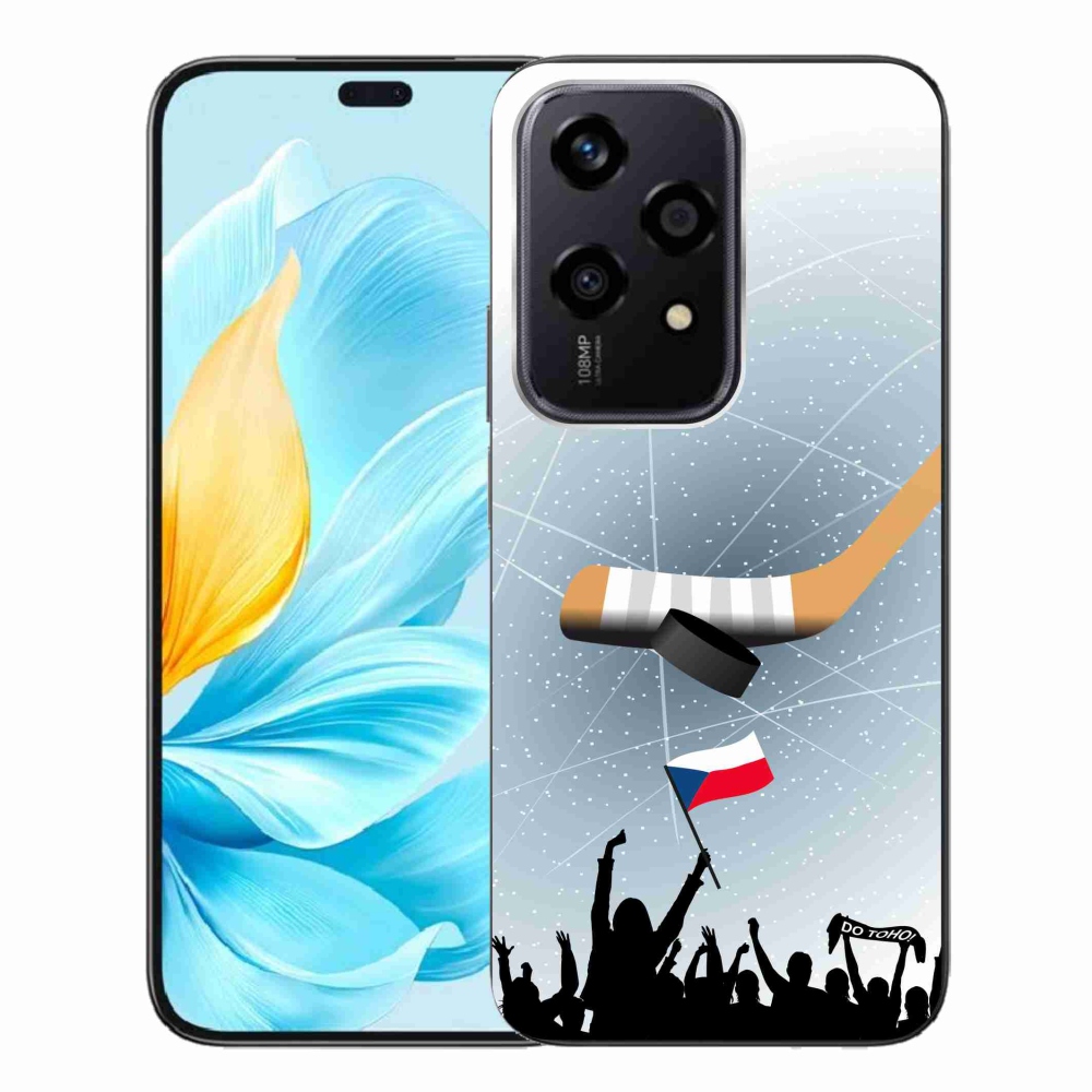 Gelový kryt mmCase na Honor 200 Lite 5G - fanoušci hokeje