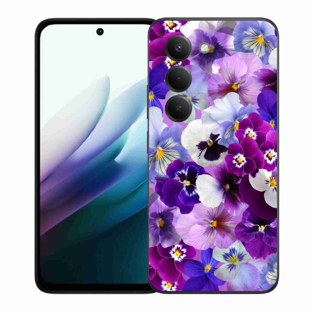 Gelový kryt mmCase na Xiaomi Redmi 15 4G/5G (171mm) - květiny 9