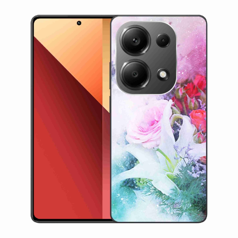 Gelový kryt mmCase na Xiaomi Redmi Note 13 Pro 4G/Poco M6 Pro - květiny 4
