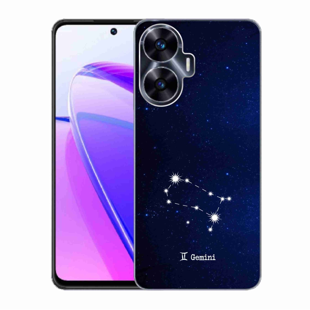 Gelový kryt mmCase na Realme C55 - souhvězdí Blíženců