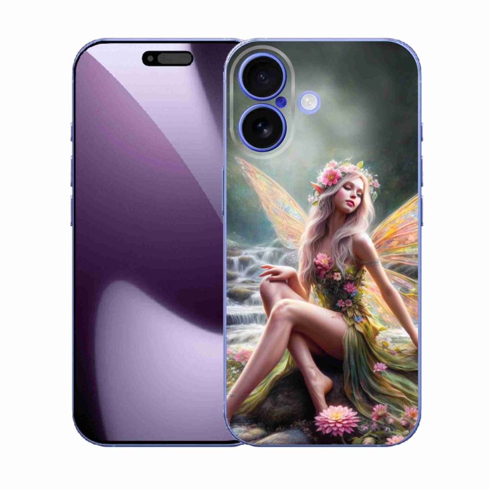 Gelový kryt mmCase na iPhone 17 - motýlí žena 1