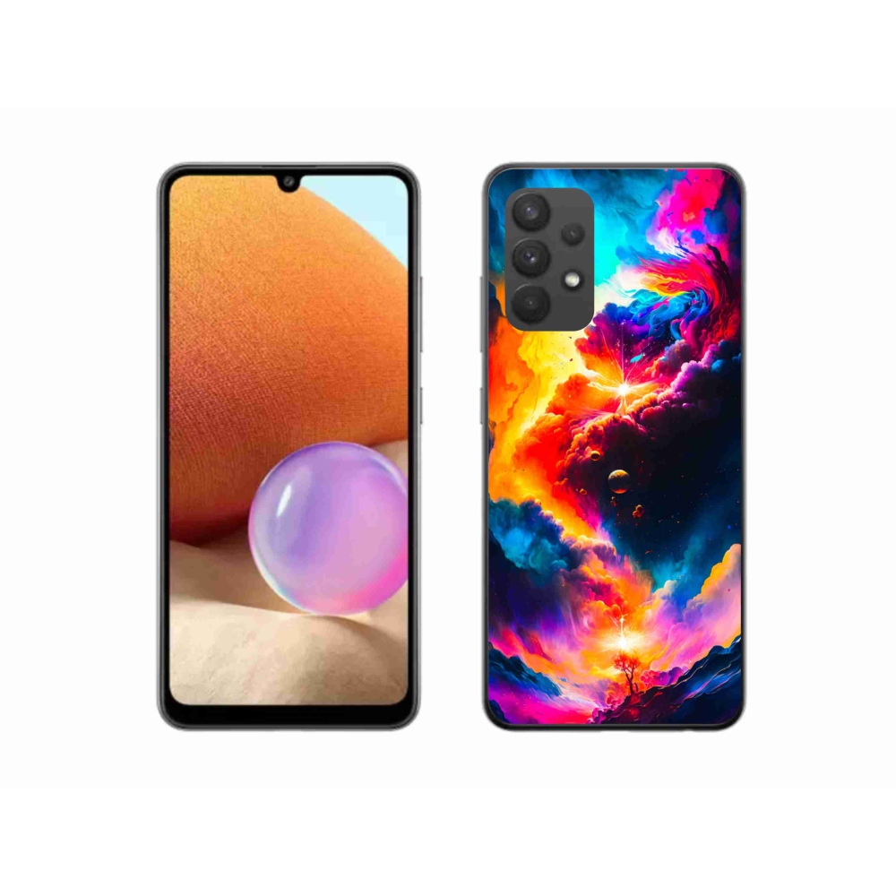Gelový kryt mmCase na Samsung Galaxy A32 4G - abstraktní motiv
