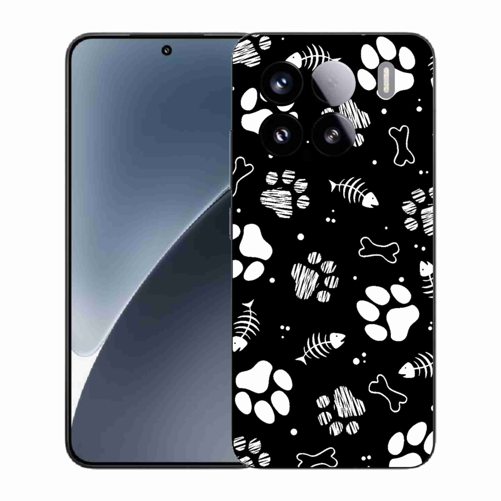 Gelový kryt mmCase na Xiaomi 15 - psí tlapky