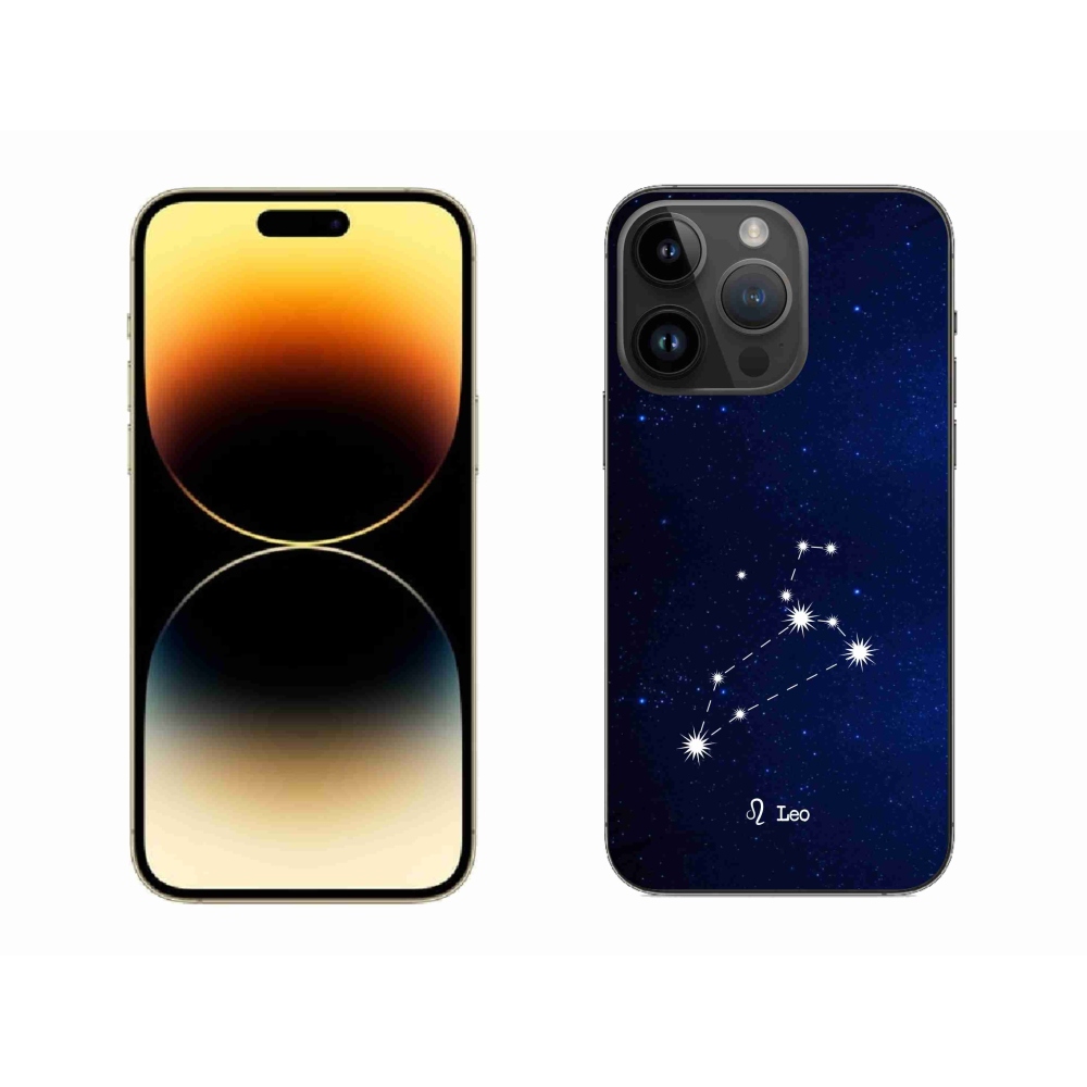 Gelový kryt mmCase na iPhone 14 Pro Max 6.7 - souhvězdí Lva