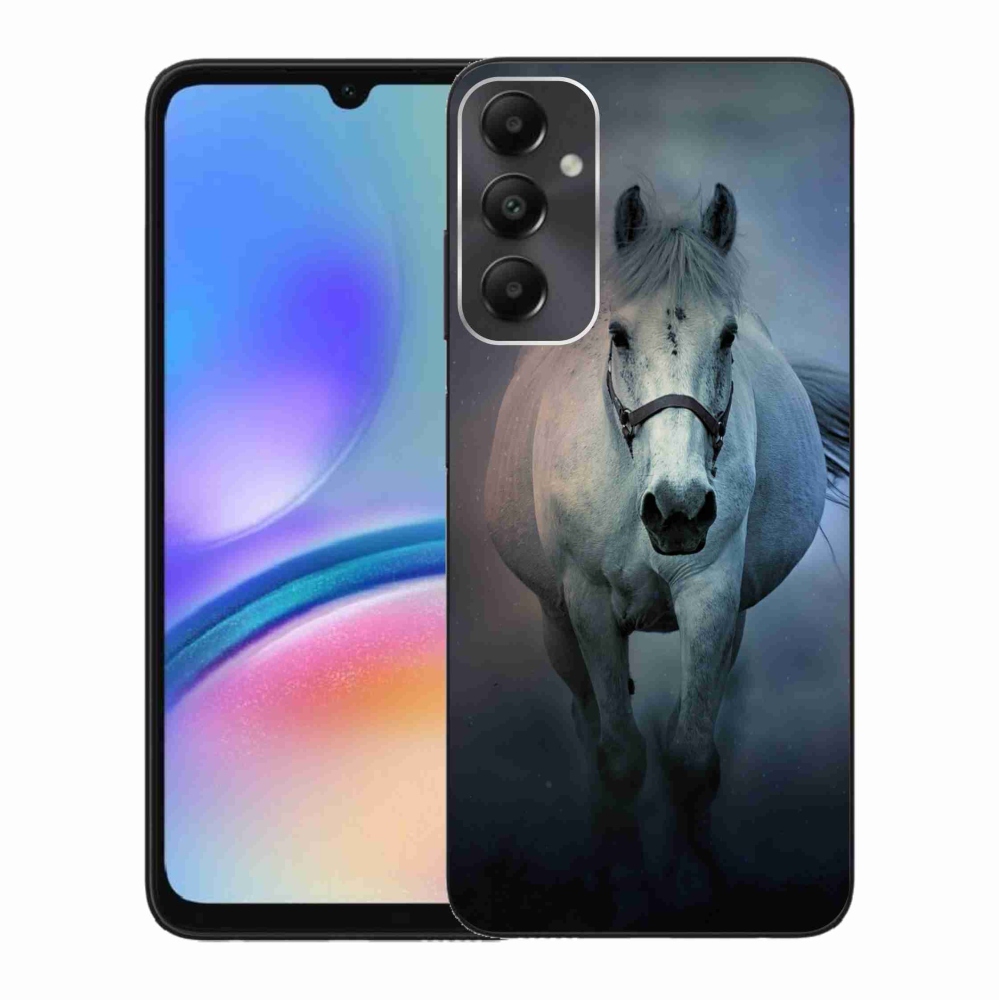 Gelový obal mmCase na Samsung Galaxy A05s - běžící bílý kůň