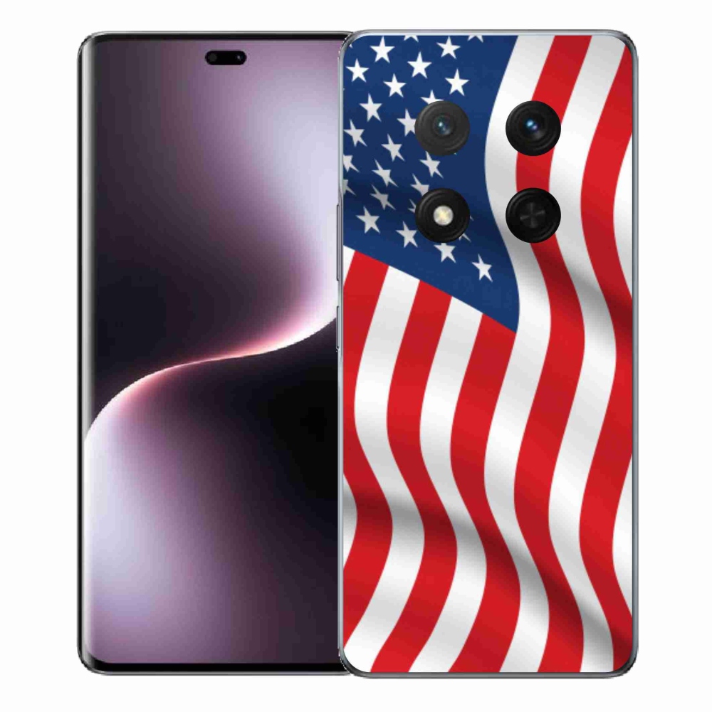 Gelový kryt mmCase na Honor Magic 7 Lite 5G - USA vlajka