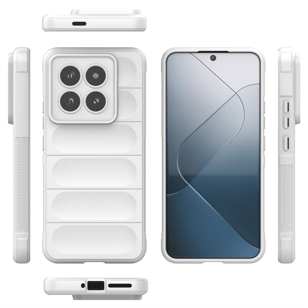 Rugg odolný gelový obal na Xiaomi 14 Pro - bílý