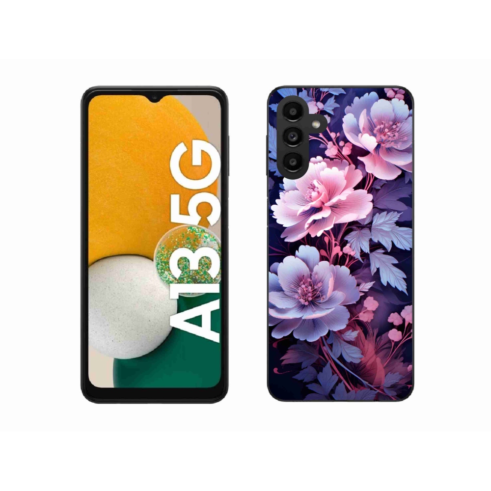 Gelový kryt mmCase na Samsung Galaxy A13 5G - květiny 11