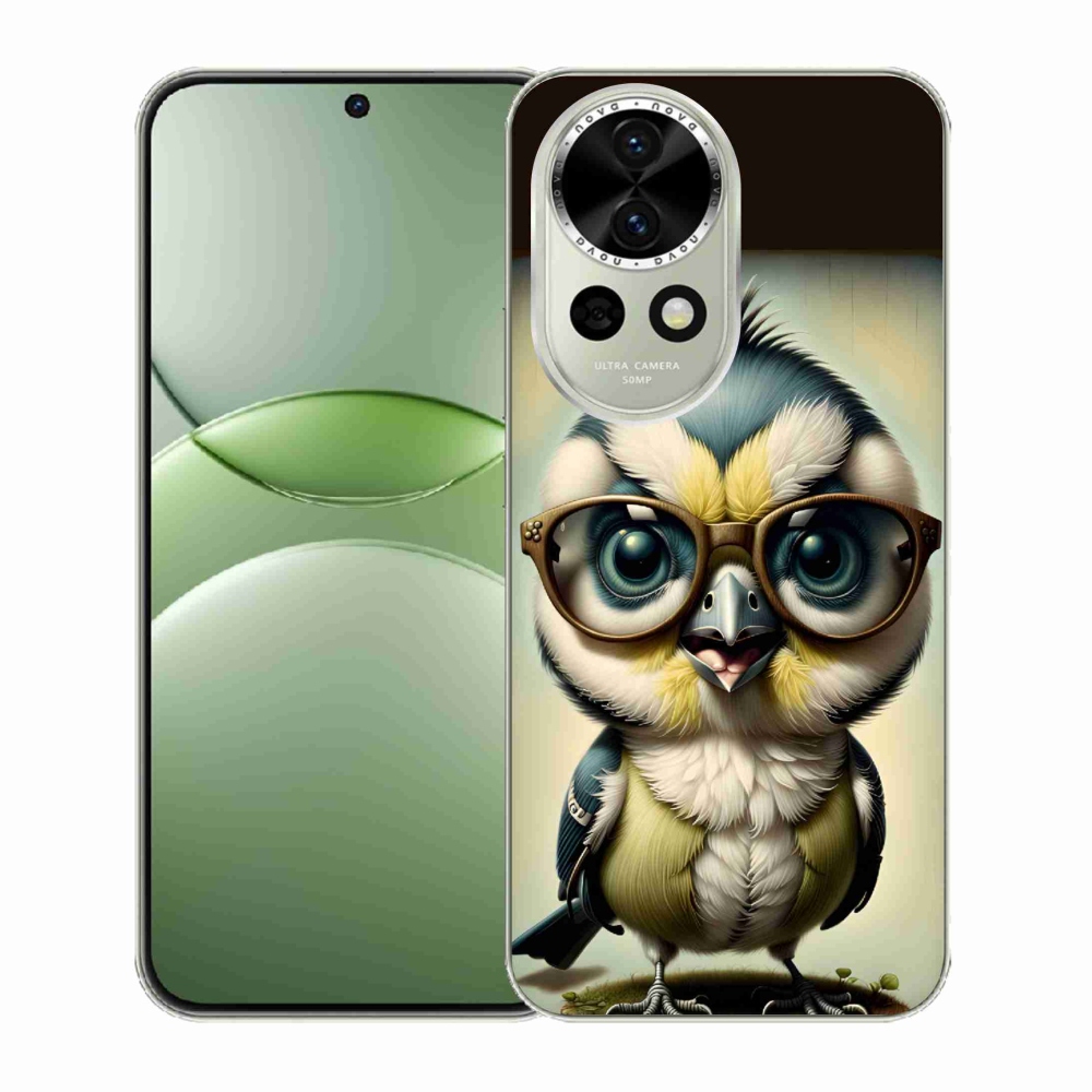 Gelový kryt mmCase na Huawei Nova 13 5G - mládě s brýlemi