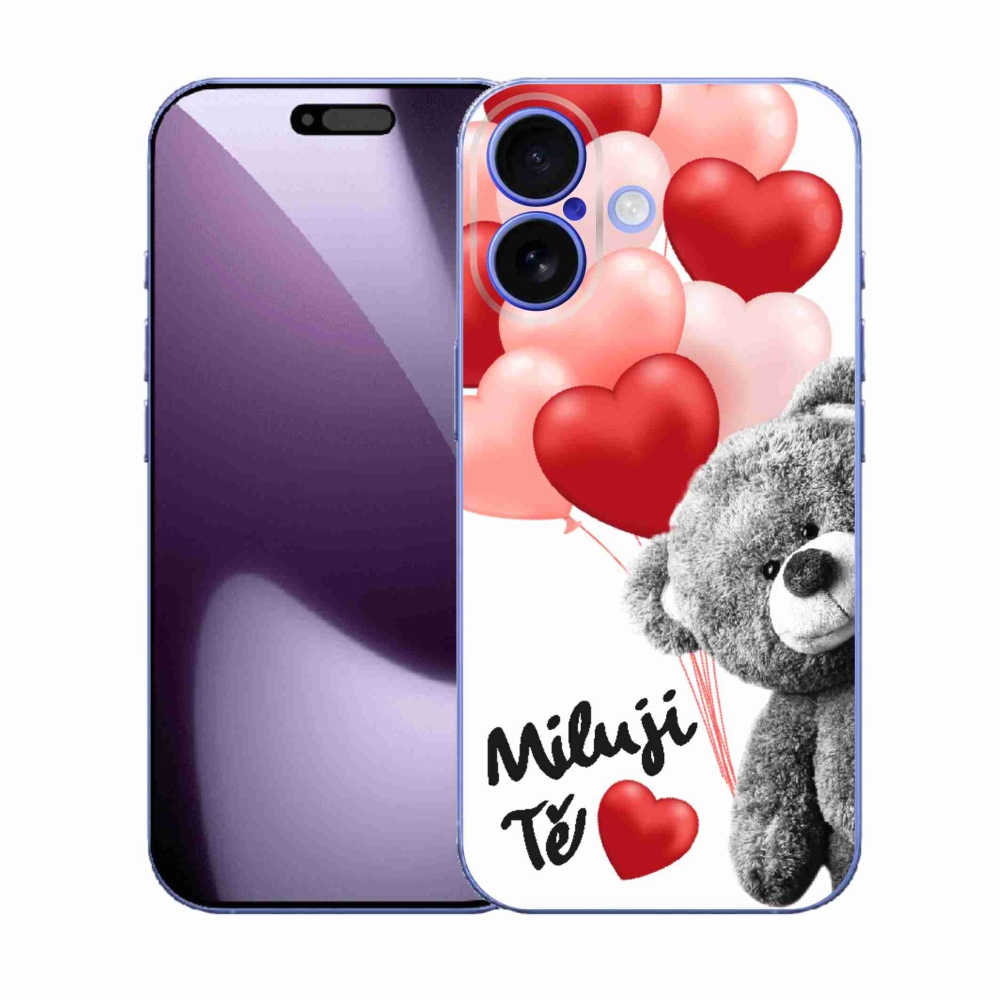 Gelový kryt mmCase na iPhone 17 - miluji Tě