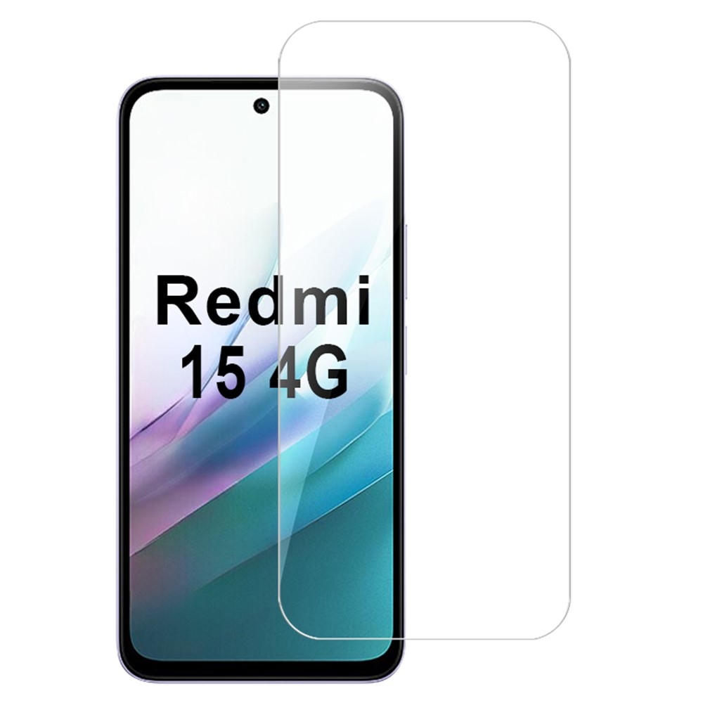 2.5D tvrzené sklo na mobil Xiaomi Redmi 15 4G (171mm)