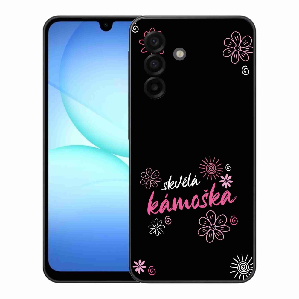Gelový kryt mmCase na Samsung Galaxy A17 4G/5G - skvělá kámoška černé pozadí