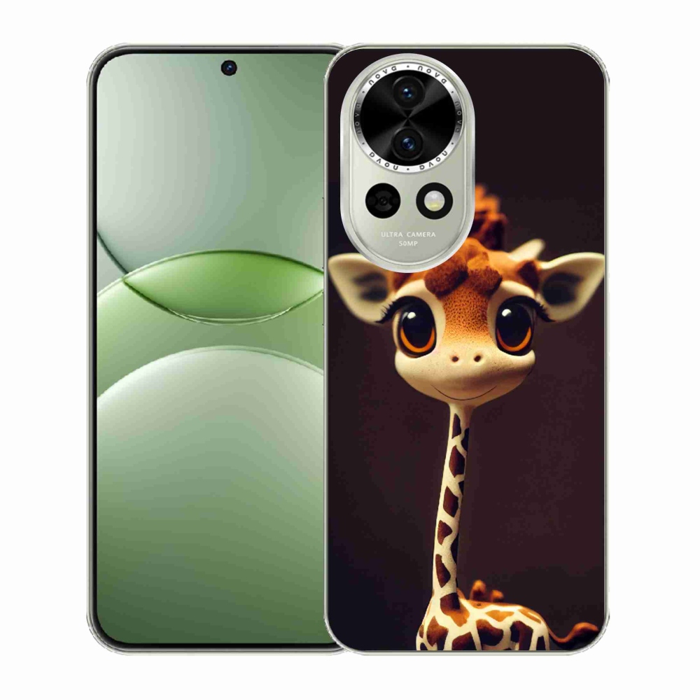 Gelový kryt mmCase na Huawei Nova 13 5G - malá žirafa