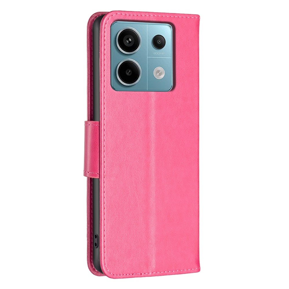 Butterfly knížkové pouzdro na Xiaomi Redmi Note 13 Pro 4G/Poco M6 Pro - rose