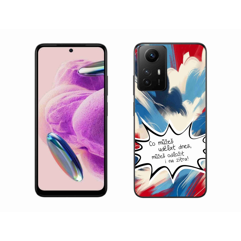 Gelový kryt mmCase na Xiaomi Redmi Note 12S - vtipný text 9 bílé pozadí