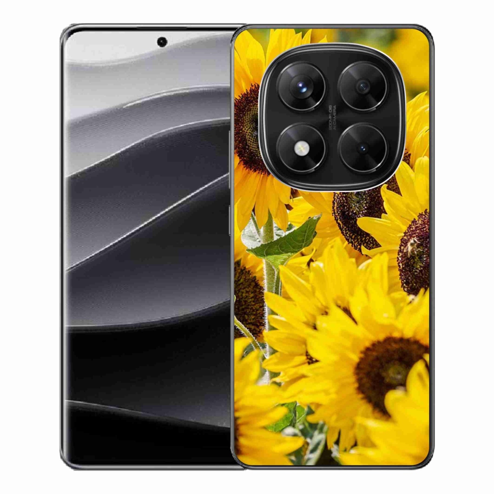 Gelový kryt mmCase na Xiaomi Redmi Note 14 Pro 5G/Poco X7 5G - slunečnice