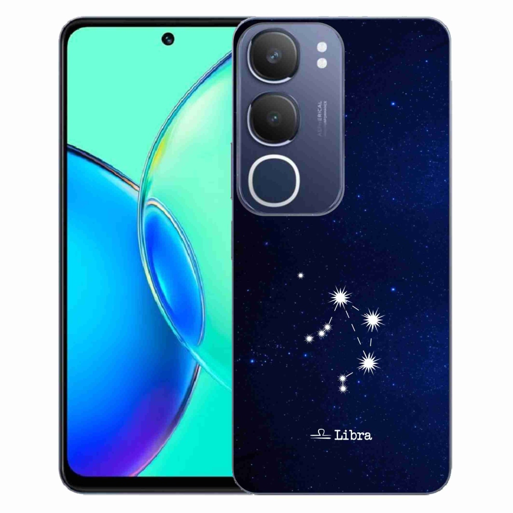Gelový kryt mmCase na Vivo Y19s - souhvězdí Váhy