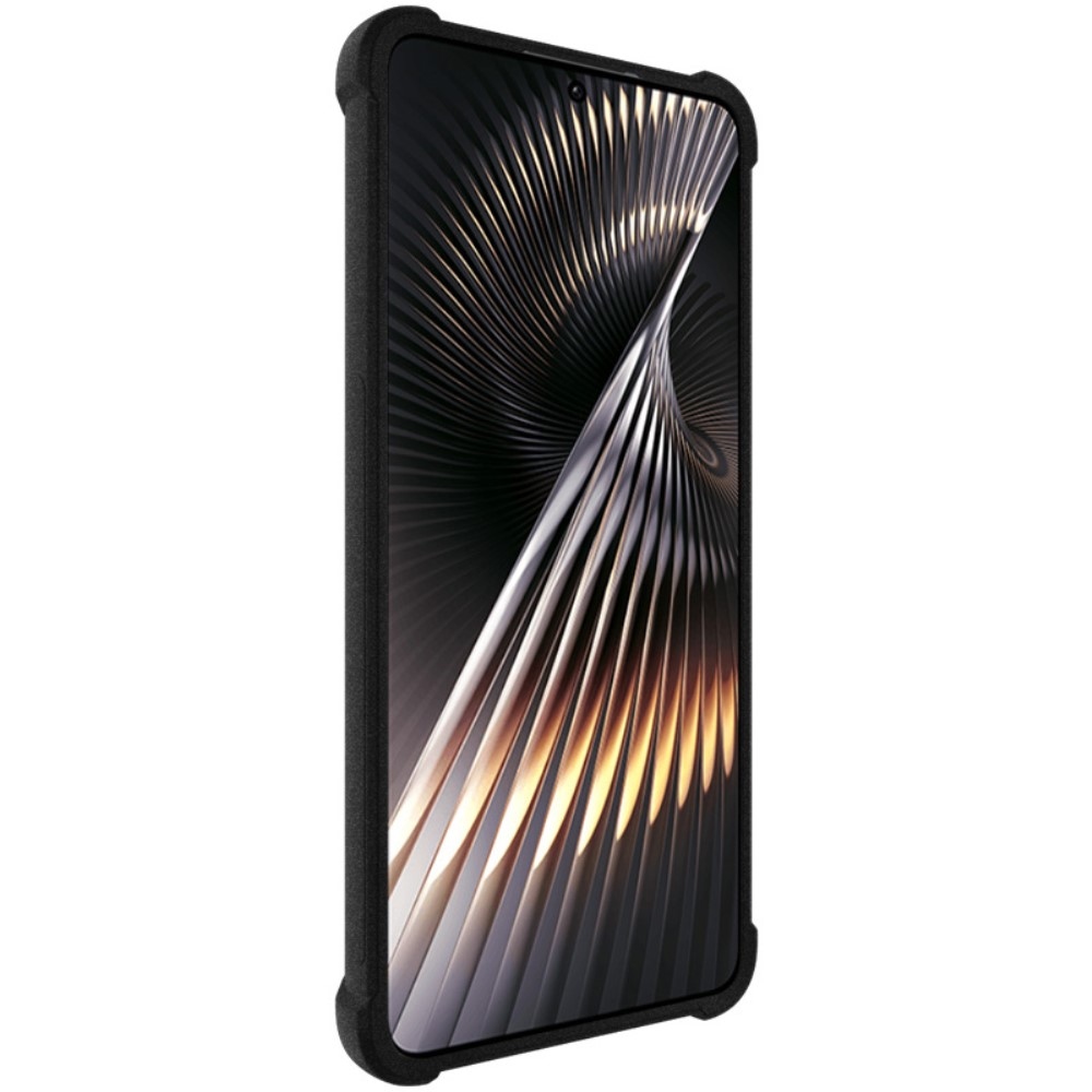 IMK matný gelový obal s vyztuženými rohy na Xiaomi Poco F6 - černý