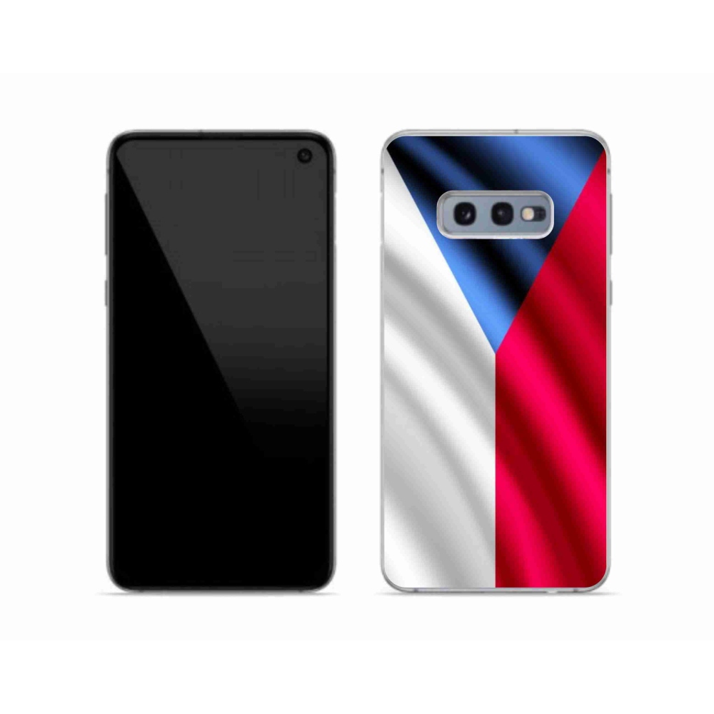 Gelový kryt mmCase na mobil Samsung Galaxy S10e - česká vlajka