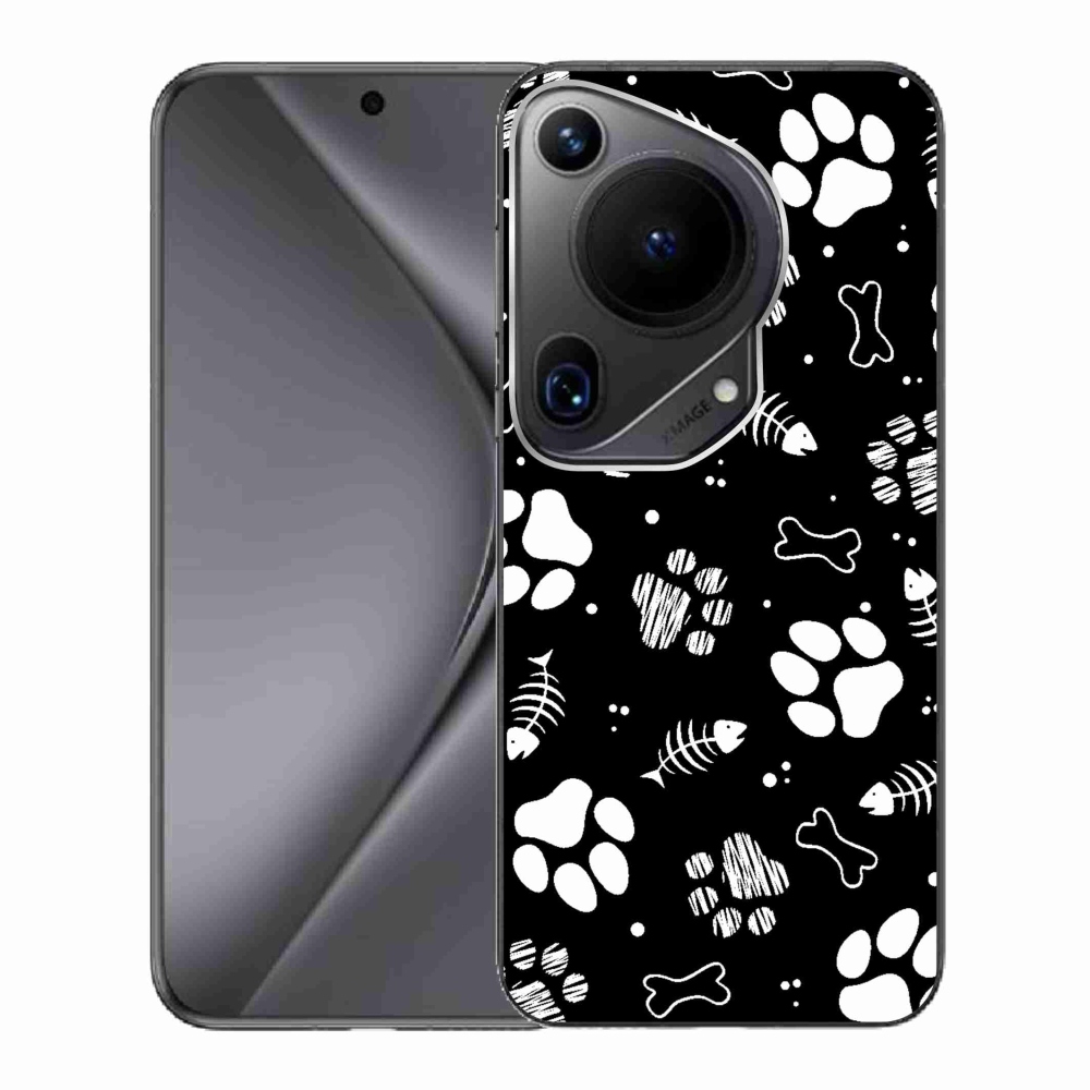 Gelový kryt mmCase na Huawei Pura 70 Ultra - psí tlapky
