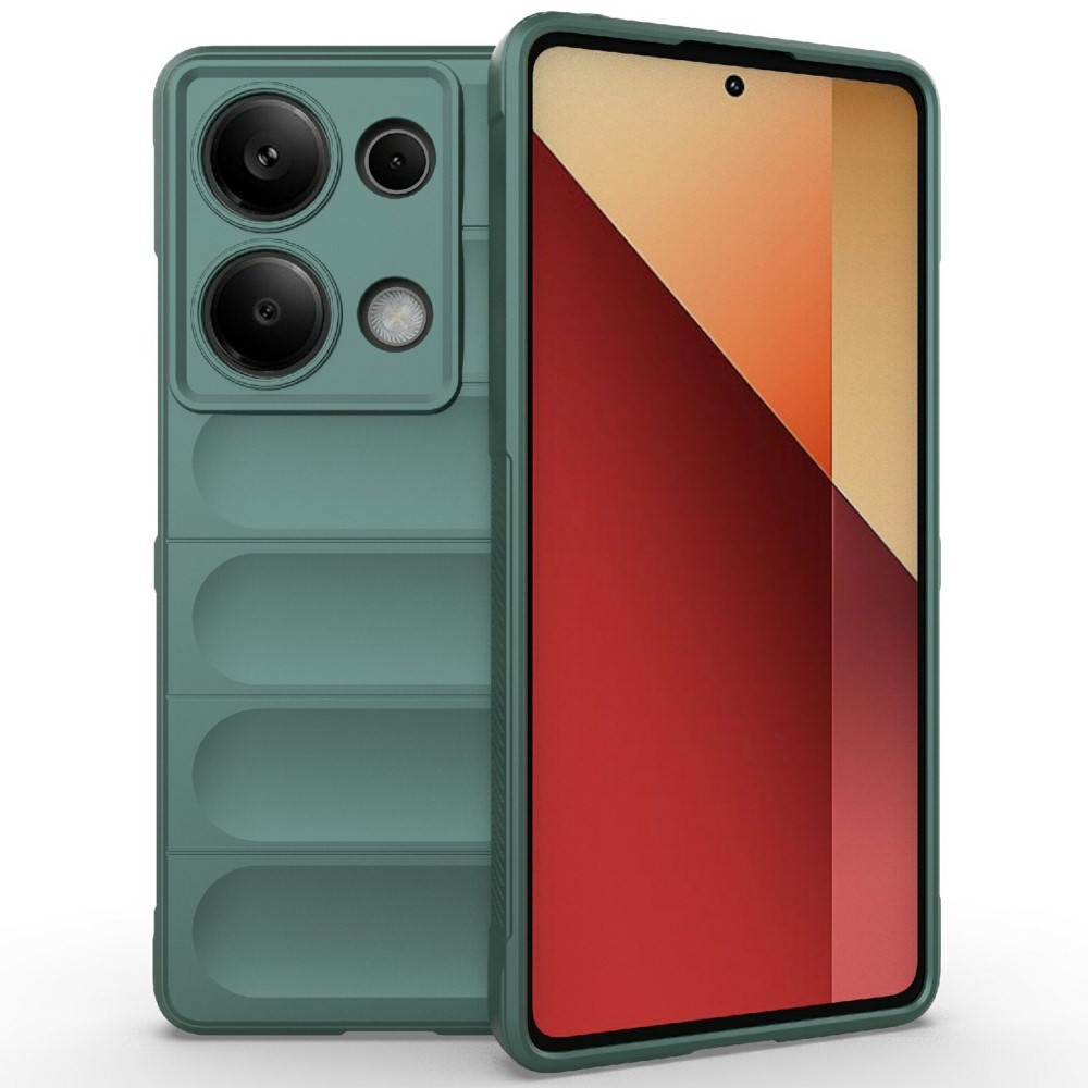 Rugg odolný gelový obal na Xiaomi Redmi Note 14S - zelený