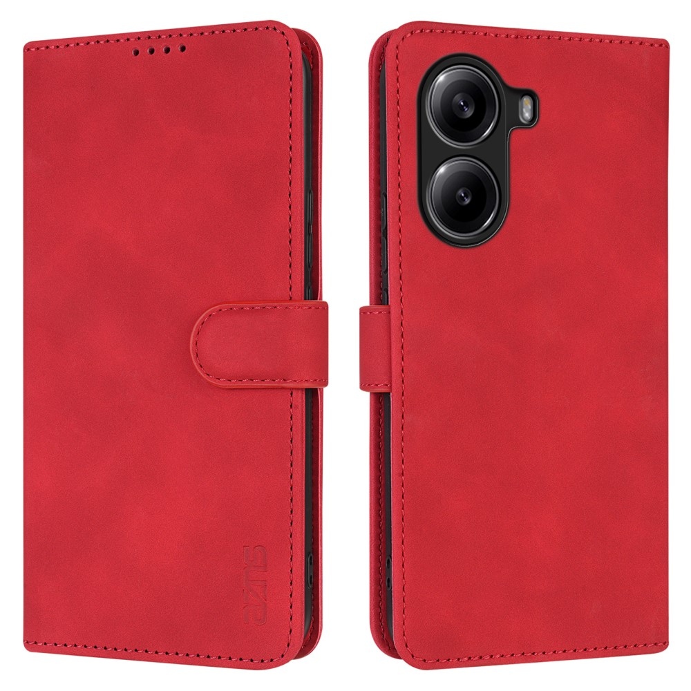 AZNS Case knížkové pouzdro na Xiaomi Poco X7 Pro 5G - červené