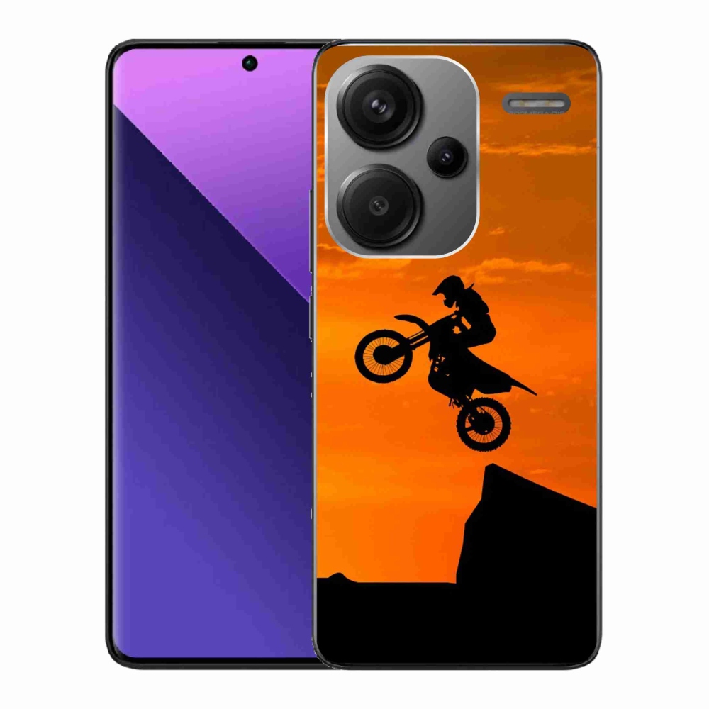 Gelový kryt mmCase na Xiaomi Redmi Note 13 Pro+ 5G - motocross