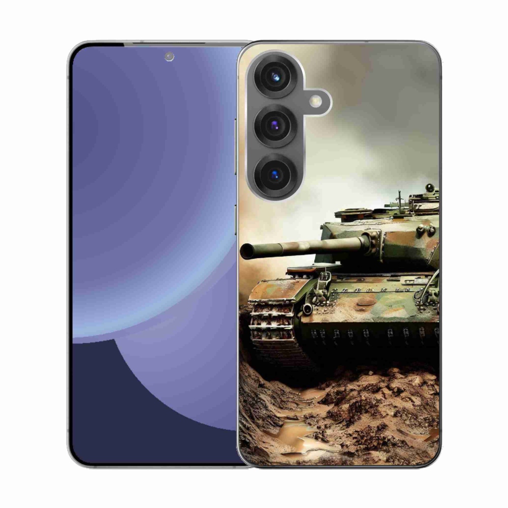 Gelový kryt mmCase na Samsung Galaxy S25 - tank
