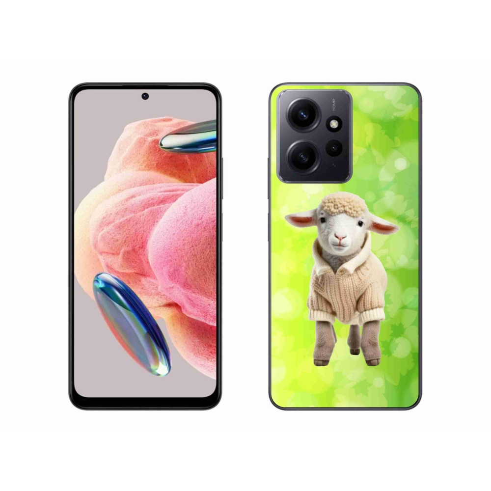 Gelový kryt mmCase na Xiaomi Redmi Note 12 4G - jehně ve svetru