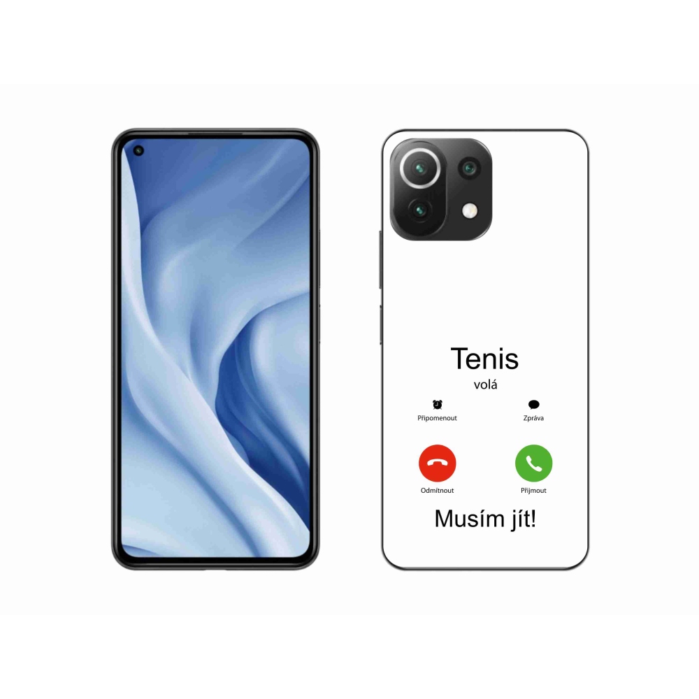 Gelový kryt mmCase na Xiaomi 11 Lite 5G NE - tenis volá bílé pozadí