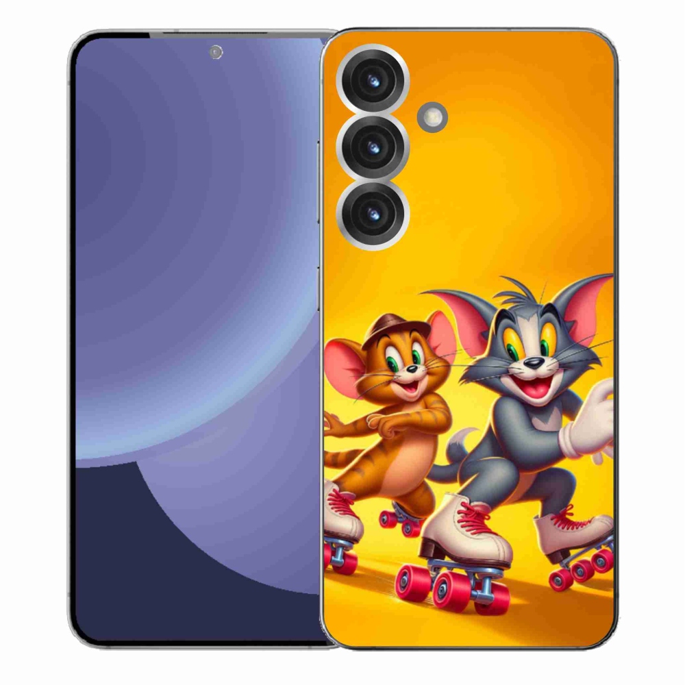 Gelový kryt mmCase na Samsung Galaxy S25+ - tom a jerry