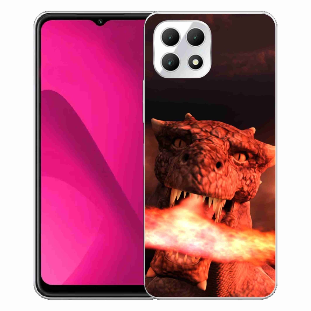 Gelový kryt mmCase na T-Mobile T Phone 2 - drak