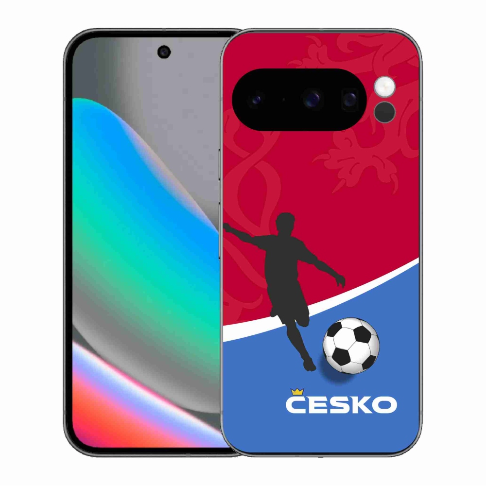 Gelový kryt mmCase na Google Pixel 10 Pro - fotbal Česko
