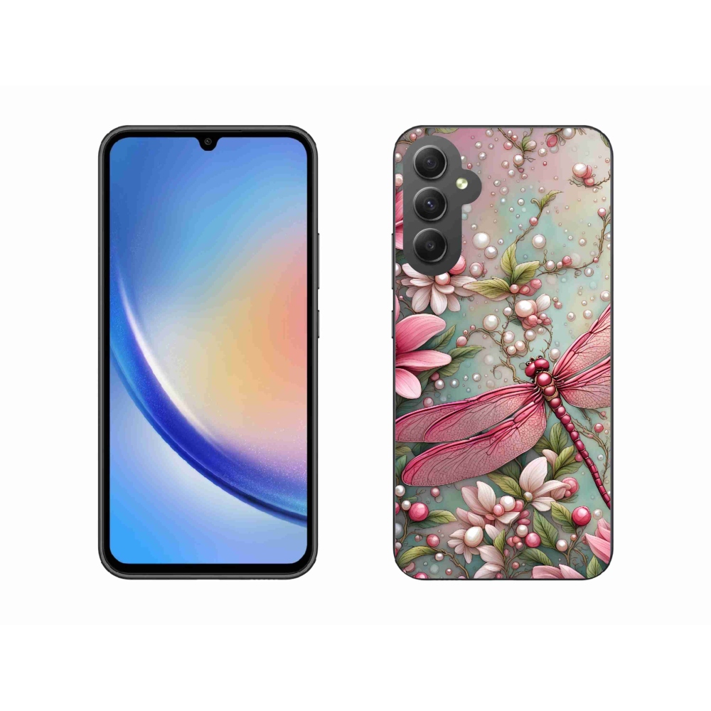 Gelový kryt mmCase na Samsung Galaxy A34 5G - vážka