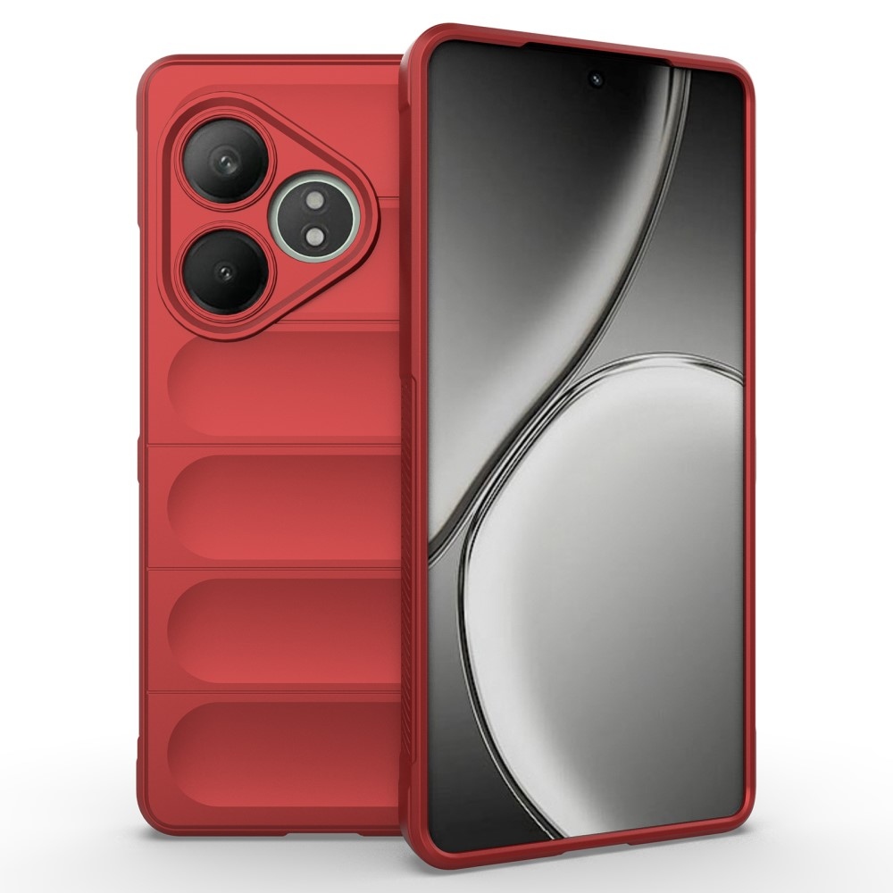 Rugg odolný gelový obal na Realme GT 6 5G/ GT 6T 5G - červený