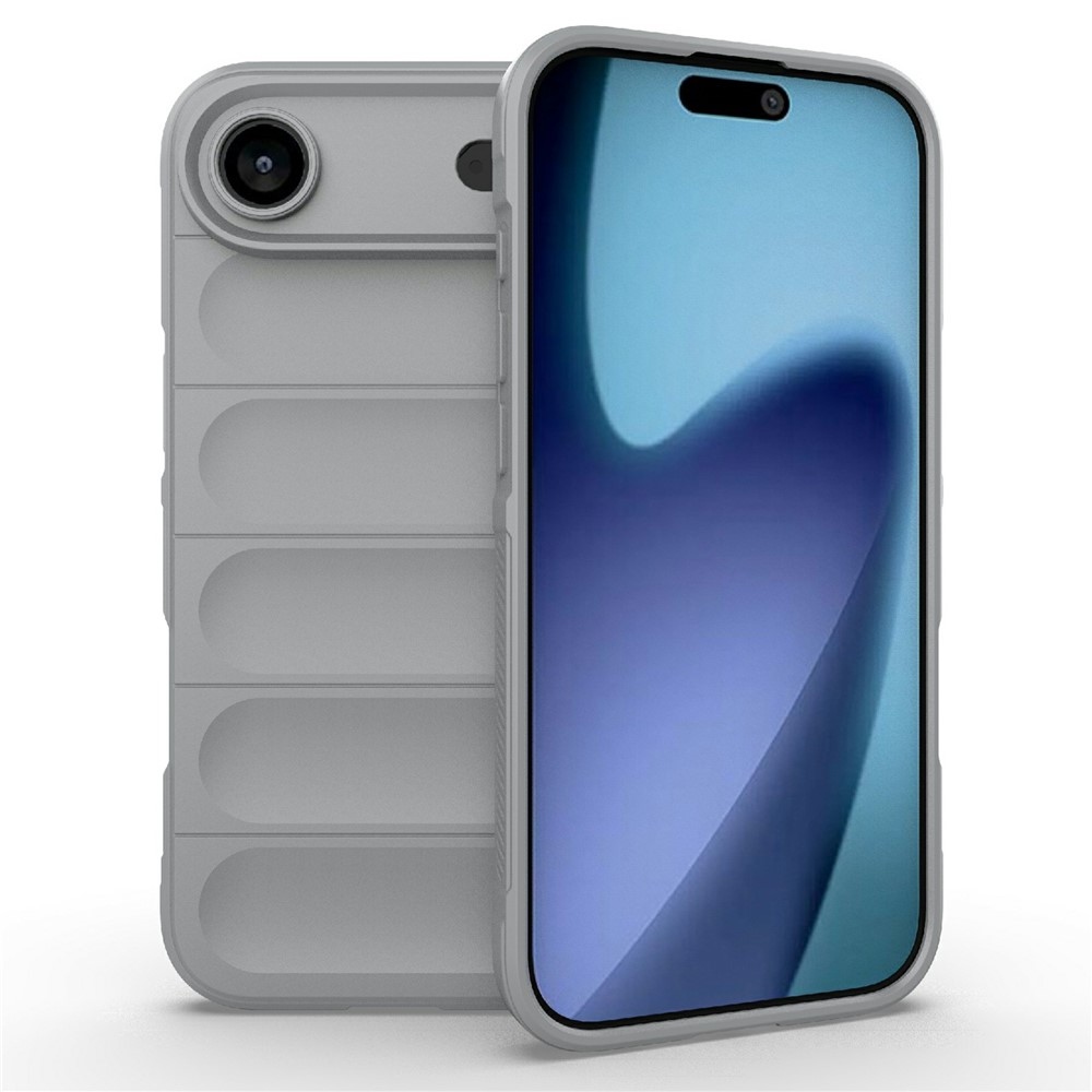 Rugg odolný gelový obal na iPhone 17 Air - světlešedý